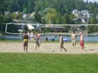 Volleyball at the lake