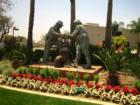 Brea's Art in Public Places ~ Oil Workers on Berry St. just south of Centra Ave. Photo by Lynda Eisenmann