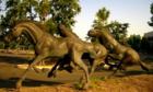 The "Mustangs" located in and east Brea commercial complex. Photo by Lynda Eisenmann, Broker.