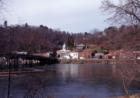 MARSHALL, N.C.  The Historic District along the Mighty French Broad River.