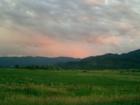 View of the Wet Mountains at Sunset