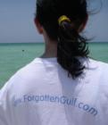 Another view of the "Chill Out" t-shirt with my website on the rear.