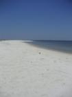 Gated gulf front DeSoto Landing beach view looking East.