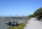A popular walking and biking path along the Bay