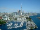 Downtown Toronto picture from helicopter tour