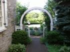 Garden of Johannes Mueller House, 1792.  Photo by Brian Schulman