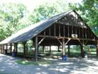 Picnic pavillion, Lititz Springs Park.   Photo by Brian Schulman