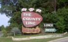 County Line BarbeQue Sign