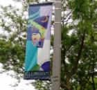 Railroad Avenue decorative flag