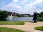 Lake at the Entrance of the White Blossom neighborhood in Louisville, Kentucky