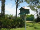 Bird house at Sanibel Sunset Villas, Lee County, FL