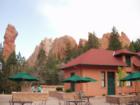 The visitor's center at Glen Eyrie.