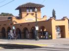 Caltrain station from "the back"