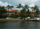 Home along Intracoastal Waterway.