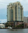 Condo building along Intracoastal Waterway.