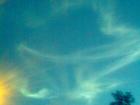Lamp of Jeannie in the evening sky