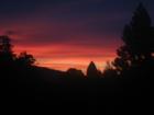 sunset on  Hood River's westside