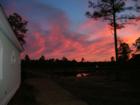 Beautiful sunset over Plantation Lakes in Carolina Forest