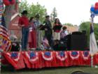 Ridgway Commuities Fourth of July Sunday in the Park Event. Held every year for the last 21 years, locals join the Ridgway Community Church for inspirational songs, a gospel message, and a free BBQ. 