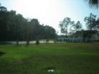 Volleyball court with sand