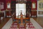 Feng Shui in Southold, a beautiful color and balance for a stimulating dining room.   By Feng Shui Long Island Consultant Carole Provenzale