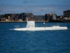 Atlantis Submarine coming in Honolulu Harbor