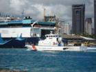 Coast Guard escort with the Hawaii SuperFerry