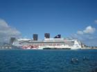 Pride of America, NCL cruise liner getting ready for inter-island cruise.