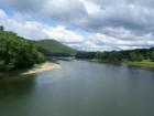 Susquehanna River from the bridge in Tunkhannock