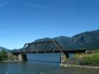 Railroad bridge coming into Stevenson
