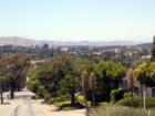 A view of San Francisco (on the right) and San Bruno Mtn. (on the left) as seen from San Mateo hills
