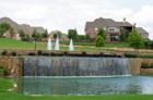 Beautiful pond greets you as you drive into Somerset