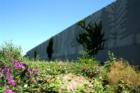 Life adjacent to the freeway was made much better by the addition of some creative walls