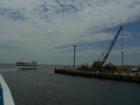 Crossing over to Fire Island by Ferry.  