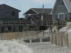 Beach Front homes in Fire Island.  Trying to build barriers to protect from Beach erosion.  By Feng Shui Long Island