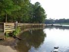 Fishing pier at Fred G. Bond Park, Cary, NC is a favorite for folks who want to wet a line.