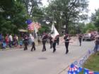 Annual 4th of July Parade - the first marchers of a 2 hour parade!