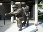 Bronze statue to commerorate our fire fighters