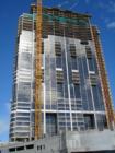 One of several new high rise condo projects in the Kakaako area.