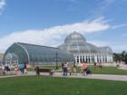 The Como Conservatory is a beautiful glass building that houses many exhibits like the Bonsai Garden, Fern Garden, Tropical Garden, and more.