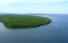 Basswood Island, part of the Apostle Islands on Wisconsin's south shore of Lake Superior.