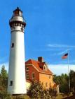 The Outer Island lighthouse in the Apostle Islands, built in 1874