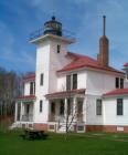 The Raspberry Island lighthouse in the Apostle Islands, built in 1862
