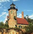 The Sand Island lighthouse in the Apostle Islands, built in 1881