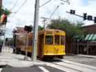 This street car travels between ybor city, channelside, and down town Tampa