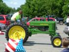 Antique Tractors Part Of The Parade Too!