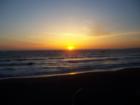Sunset over the Pacific Ocean taken from the Nautical Inn in Smith River, CA.