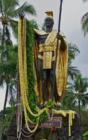 King Kamehameha Statue on Lei Day...