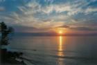 Sunset on the south shore of Madeline Island, off Islewood Road