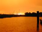 Rain and Sunset and Jeremy Creek